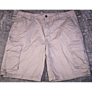 Weatherproof Shorts Men's 38X10 (Tag 38W)‎ Outdoor Cargo Beige Khaki Pre-Owned